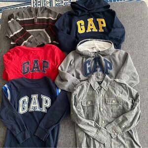 Lot of GAP size 8 boys tops/hoodies.